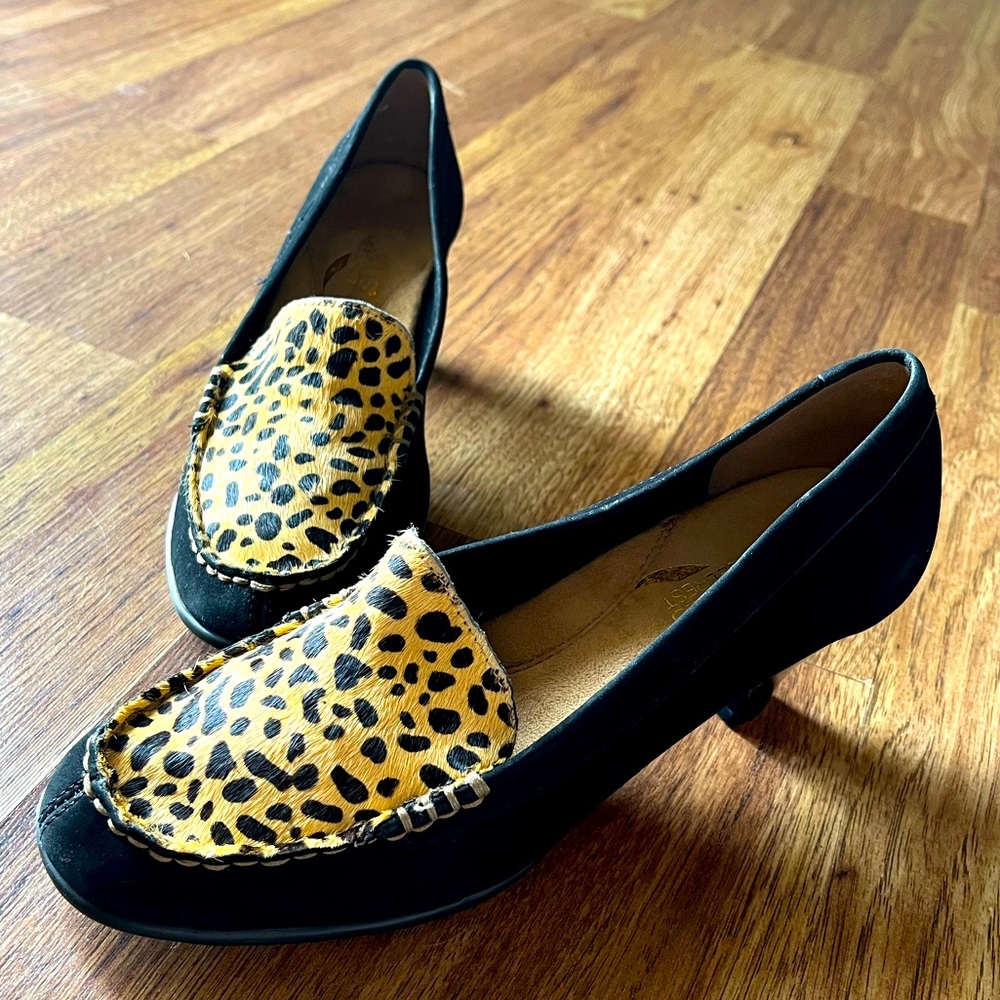 Aerosoles | Wise Choice | Cheetah Slip On Heels